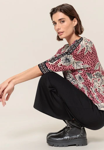 T-shirts korte mouw rood Bianca - Image 3