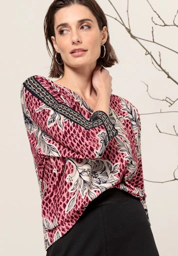 T-shirts korte mouw rood Bianca - Image 4