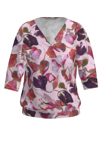 T-shirts korte mouw rood Bianca