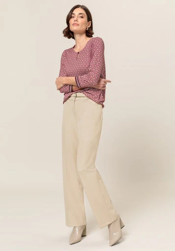Blouses lange mouw rood Bianca - Image 6