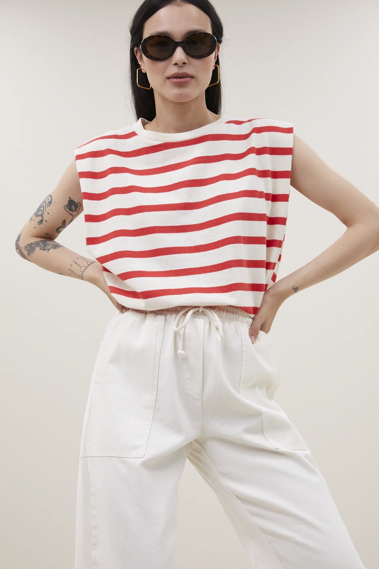 T-shirts korte mouw rood by-bar