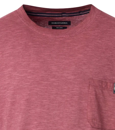 T-shirts korte mouw rood Casa Moda - Image 3