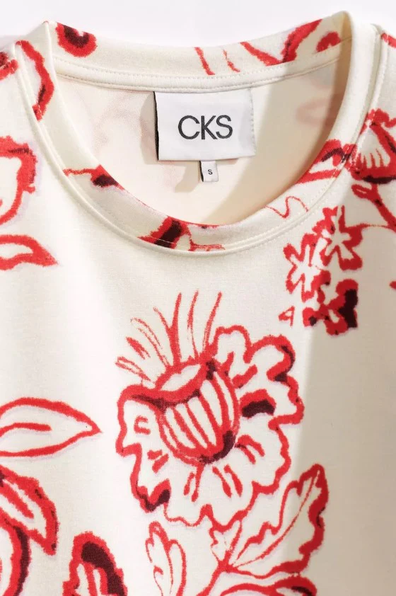 T-shirts korte mouw rood CKS - Image 2