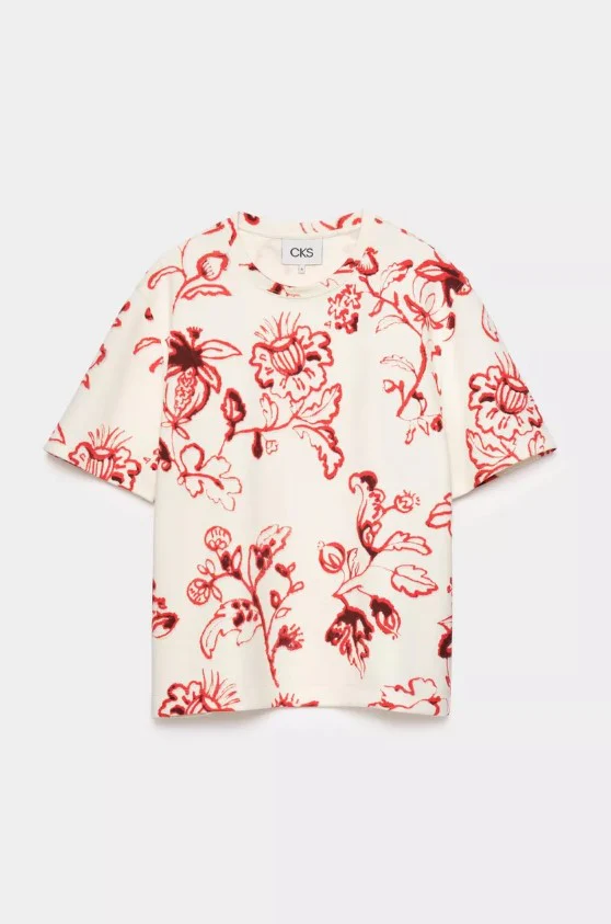 T-shirts korte mouw rood CKS - Image 4
