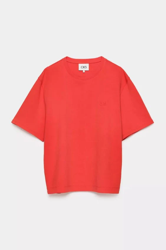 T-shirts korte mouw rood CKS