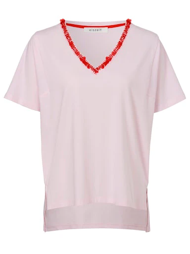 T-shirts korte mouw rood eiszeit
