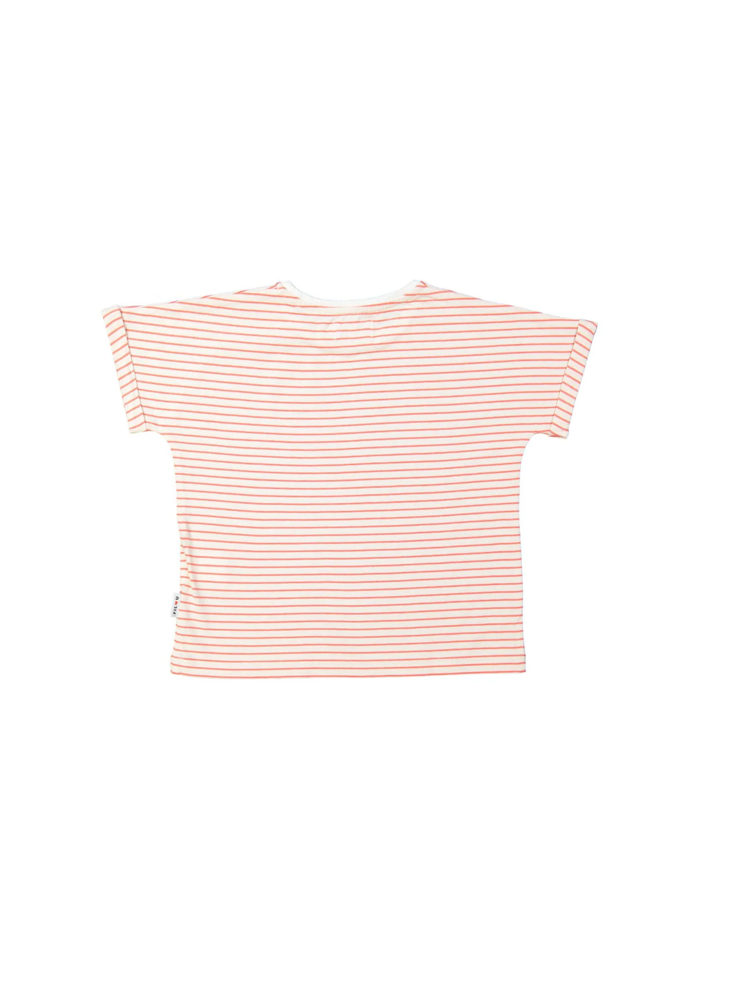 T-shirts korte mouw rood Filou & Friends - Image 2