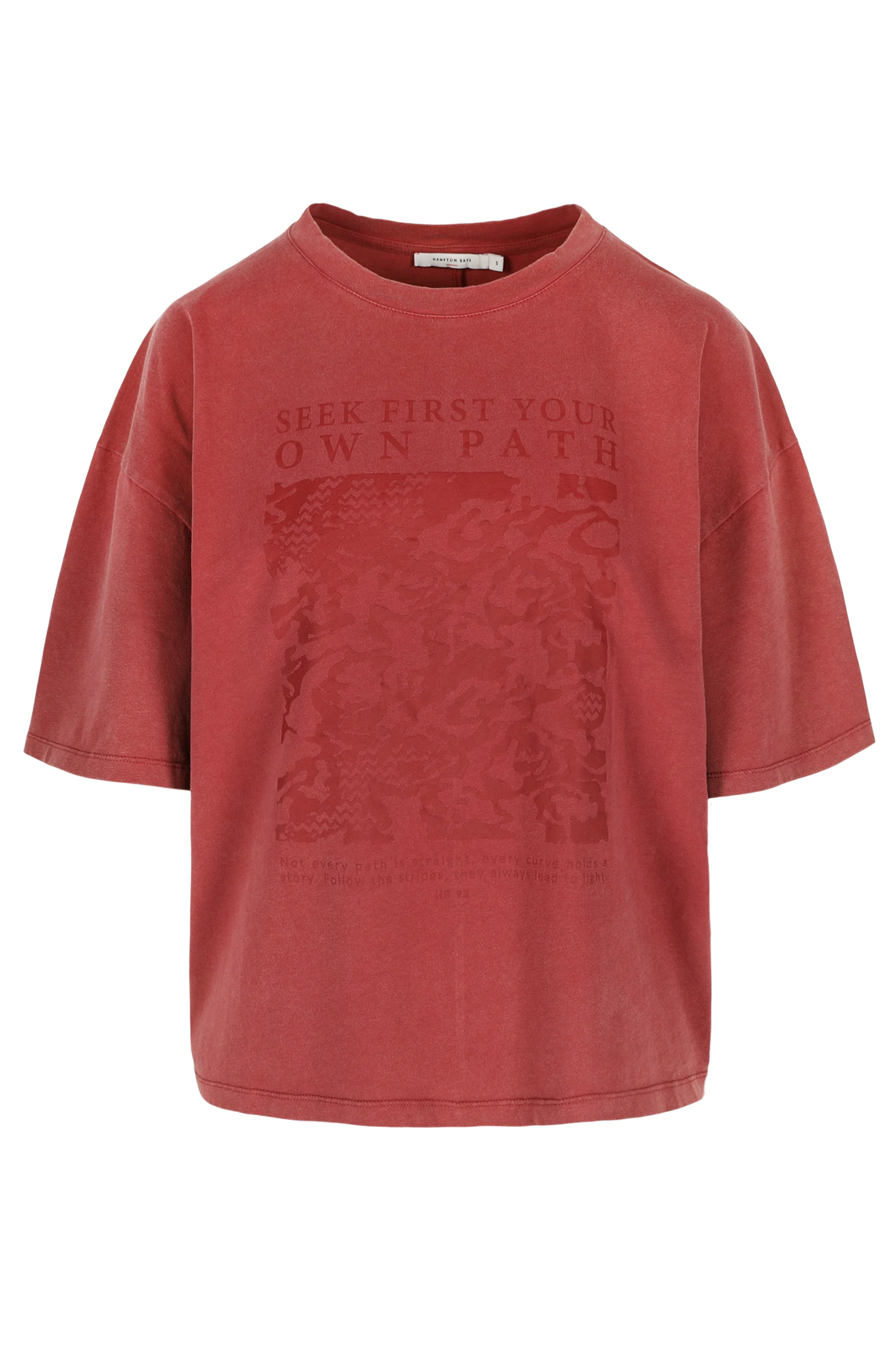 T-shirts korte mouw rood Hampton Bays