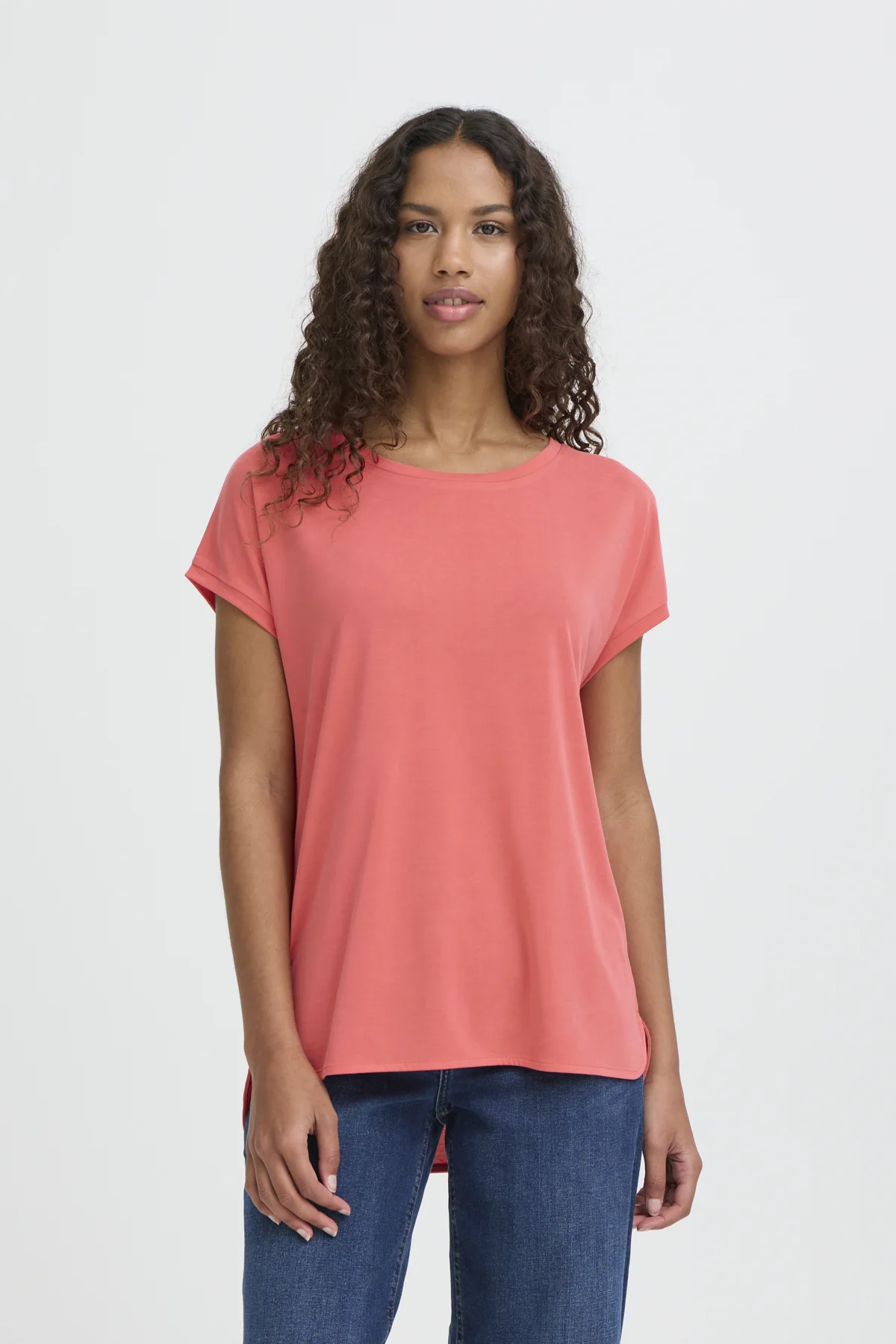 T-shirts korte mouw rood ICHI