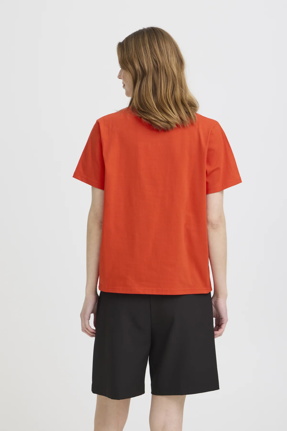 T-shirts korte mouw rood ICHI - Image 5