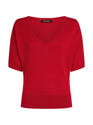 T-shirts korte mouw rood King Louie