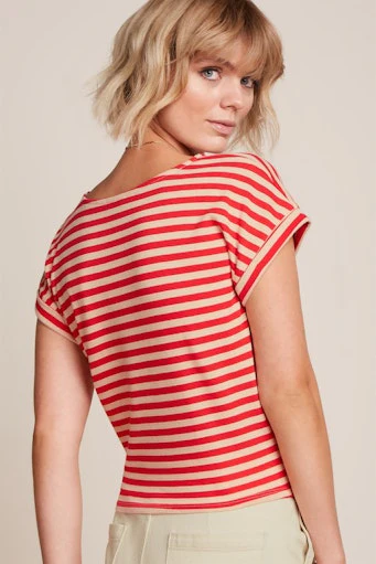 T-shirts korte mouw rood King Louie - Image 4