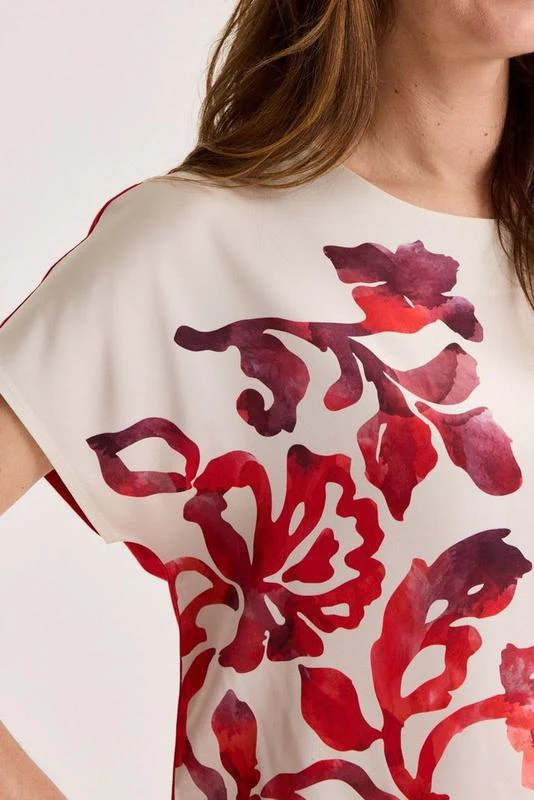 T-shirts korte mouw rood Mayerline - Image 4