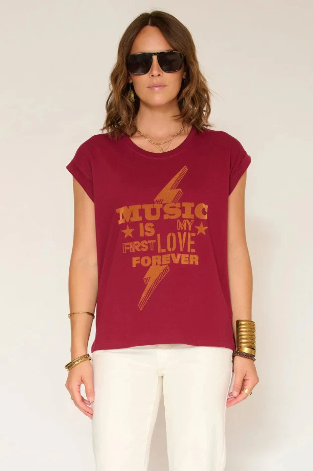T-shirts korte mouw rood MKT studio