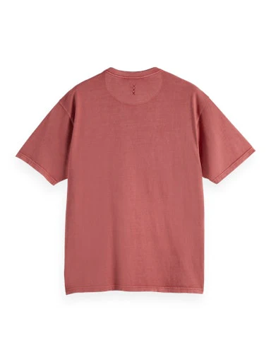 T-shirts korte mouw rood Scotch & Soda - Image 3