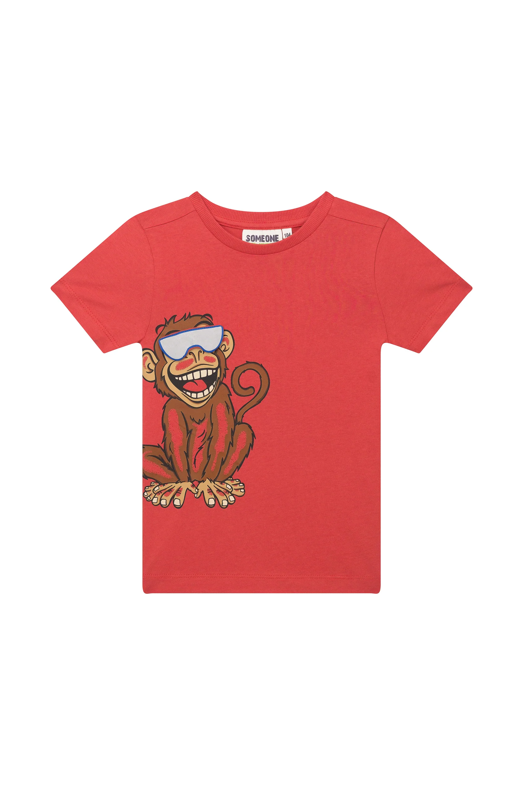T-shirts korte mouw rood Someone