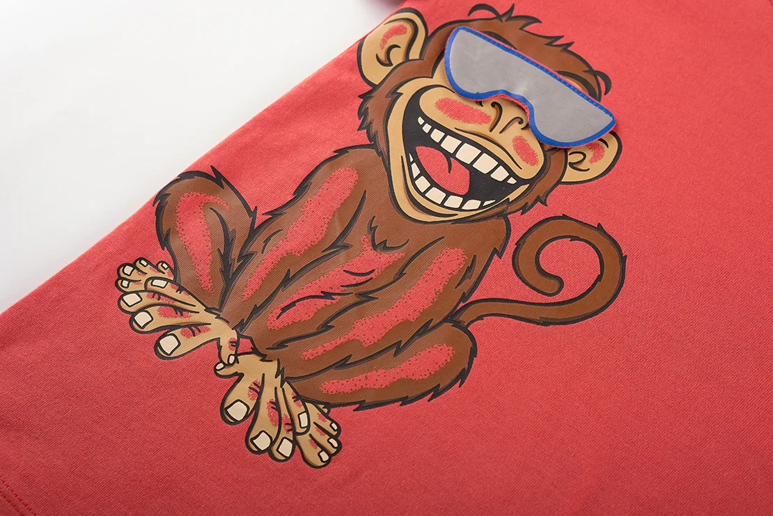 T-shirts korte mouw rood Someone - Image 2