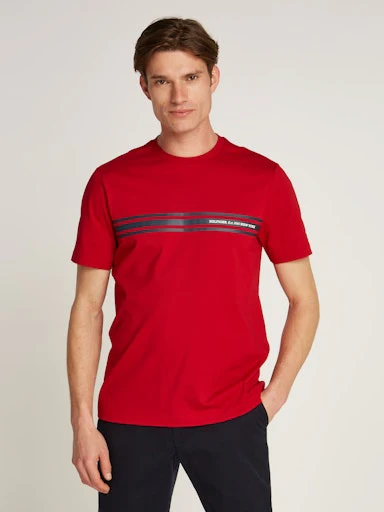 T-shirts korte mouw rood Tommy Hilfiger