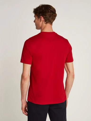 T-shirts korte mouw rood Tommy Hilfiger - Image 3
