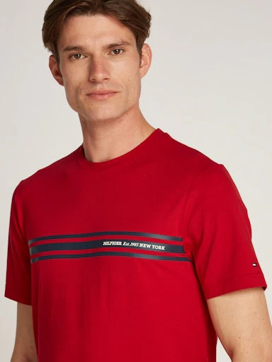 T-shirts korte mouw rood Tommy Hilfiger - Image 4