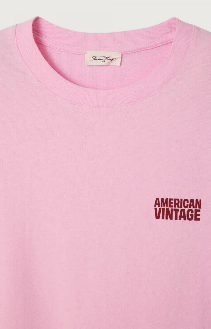 T-shirts korte mouw roze American Vintage - Image 2