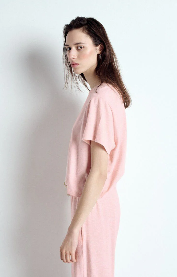 T-shirts korte mouw roze American Vintage - Image 3