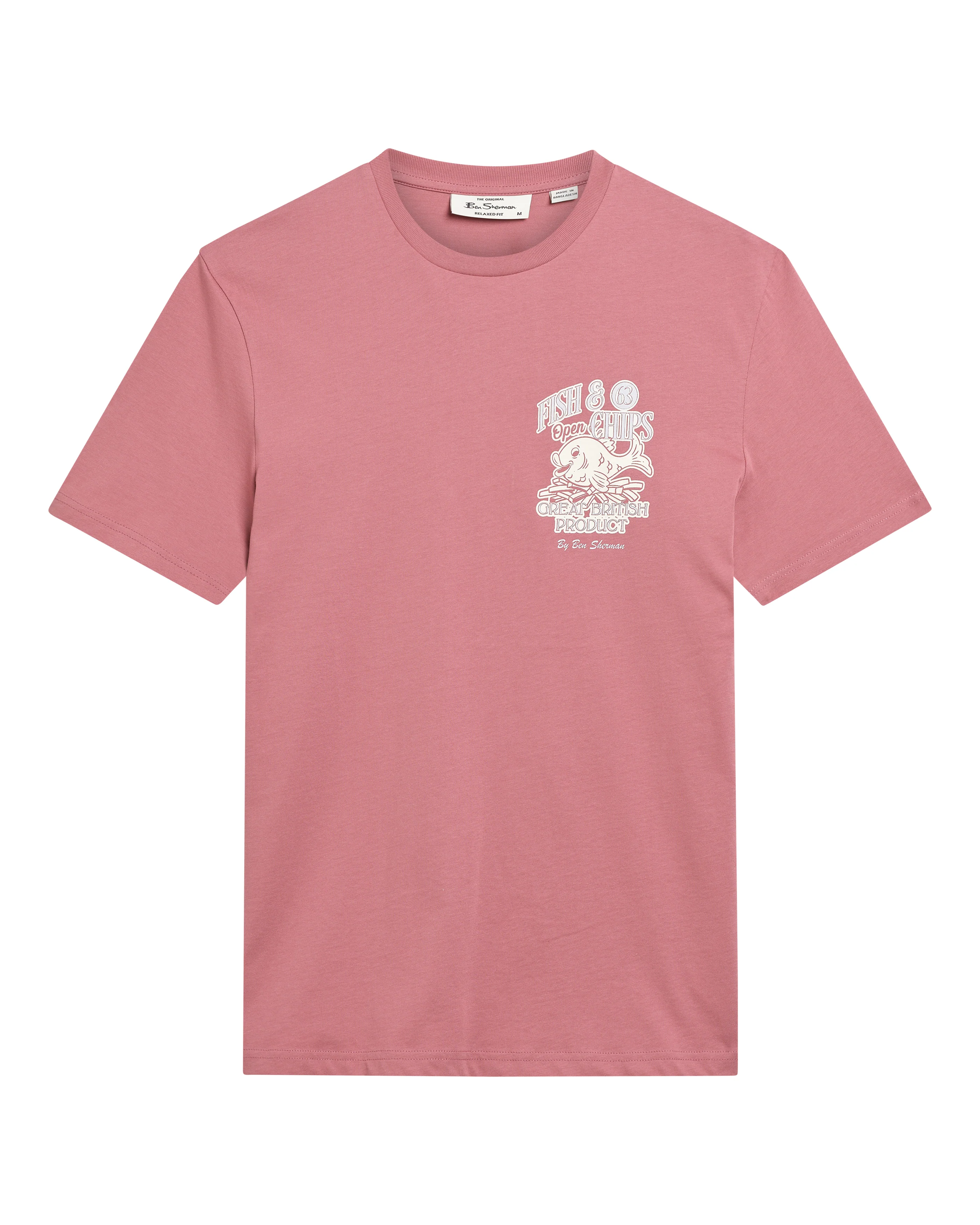 T-shirts korte mouw roze Ben Sherman