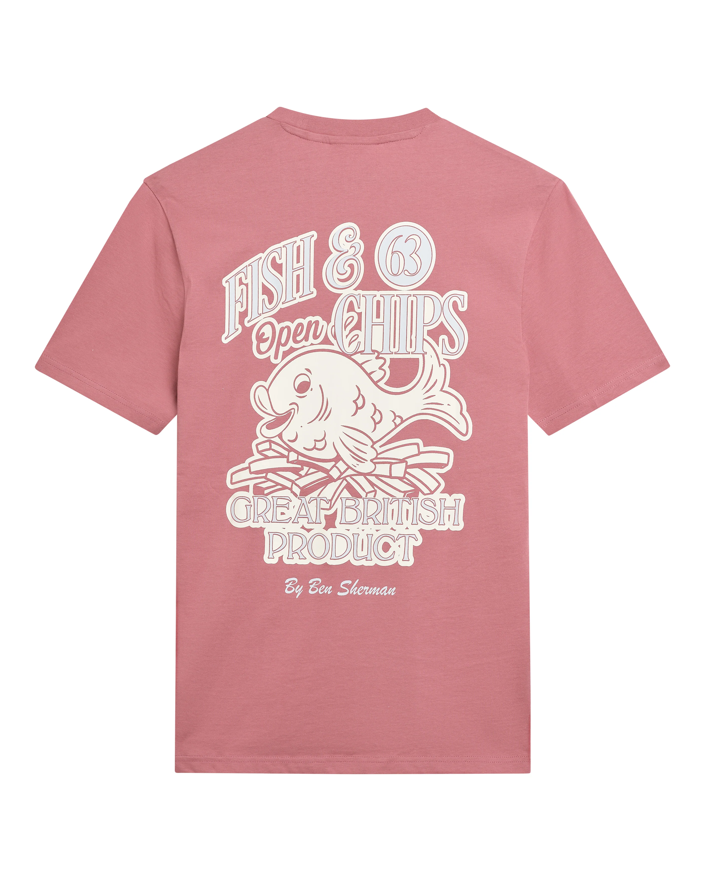 T-shirts korte mouw roze Ben Sherman - Image 2