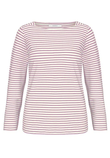 T-shirts lange mouw roze Bianca