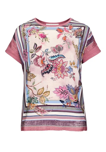T-shirts korte mouw roze Bianca
