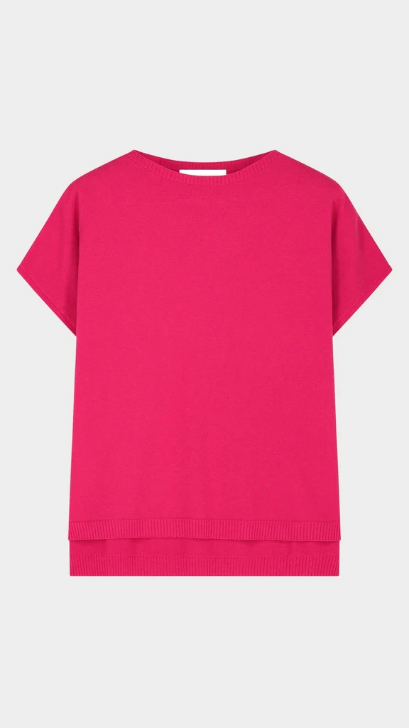 T-shirts korte mouw roze BLACK ROSE