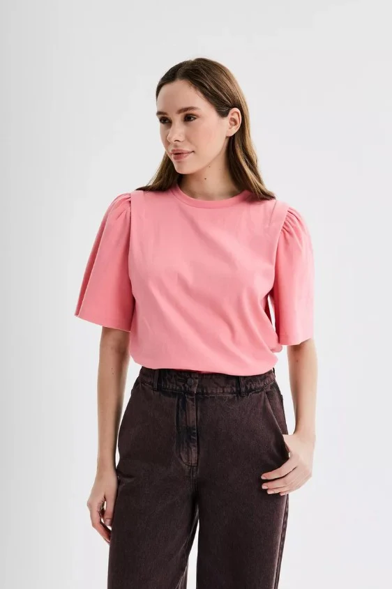 T-shirts korte mouw roze CKS