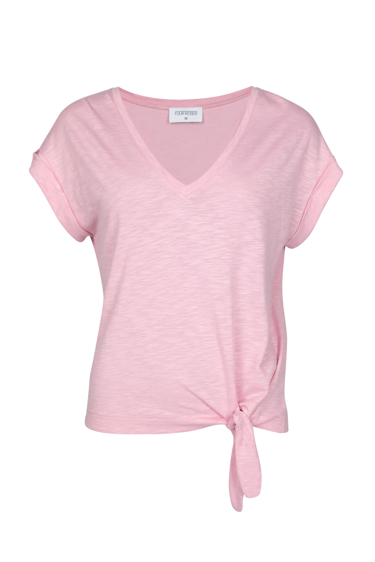 T-shirts korte mouw roze Four Roses - Image 2