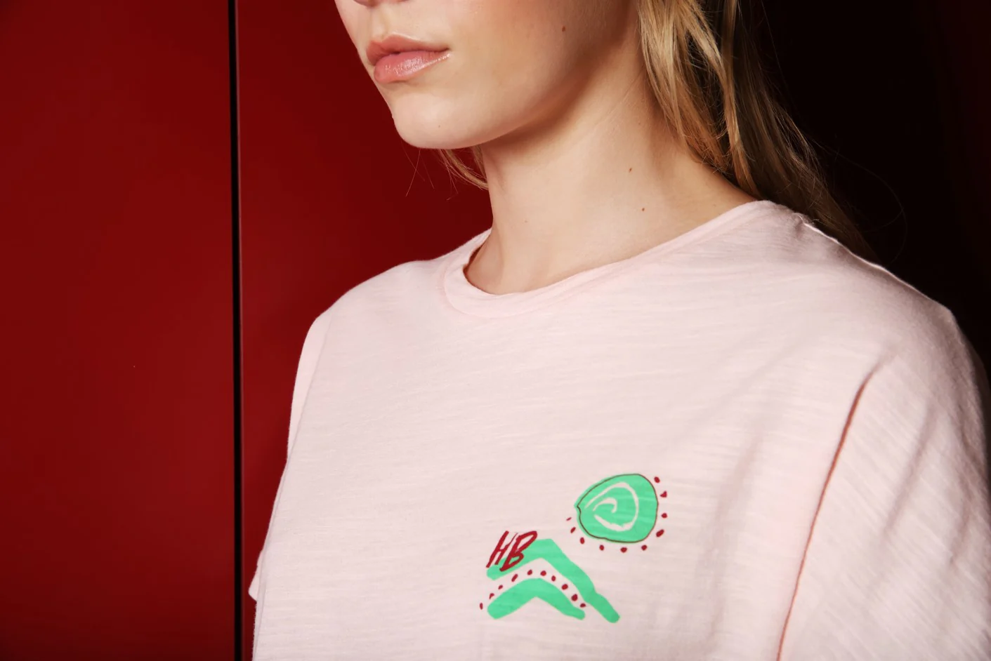 T-shirts korte mouw roze Hampton Bays
