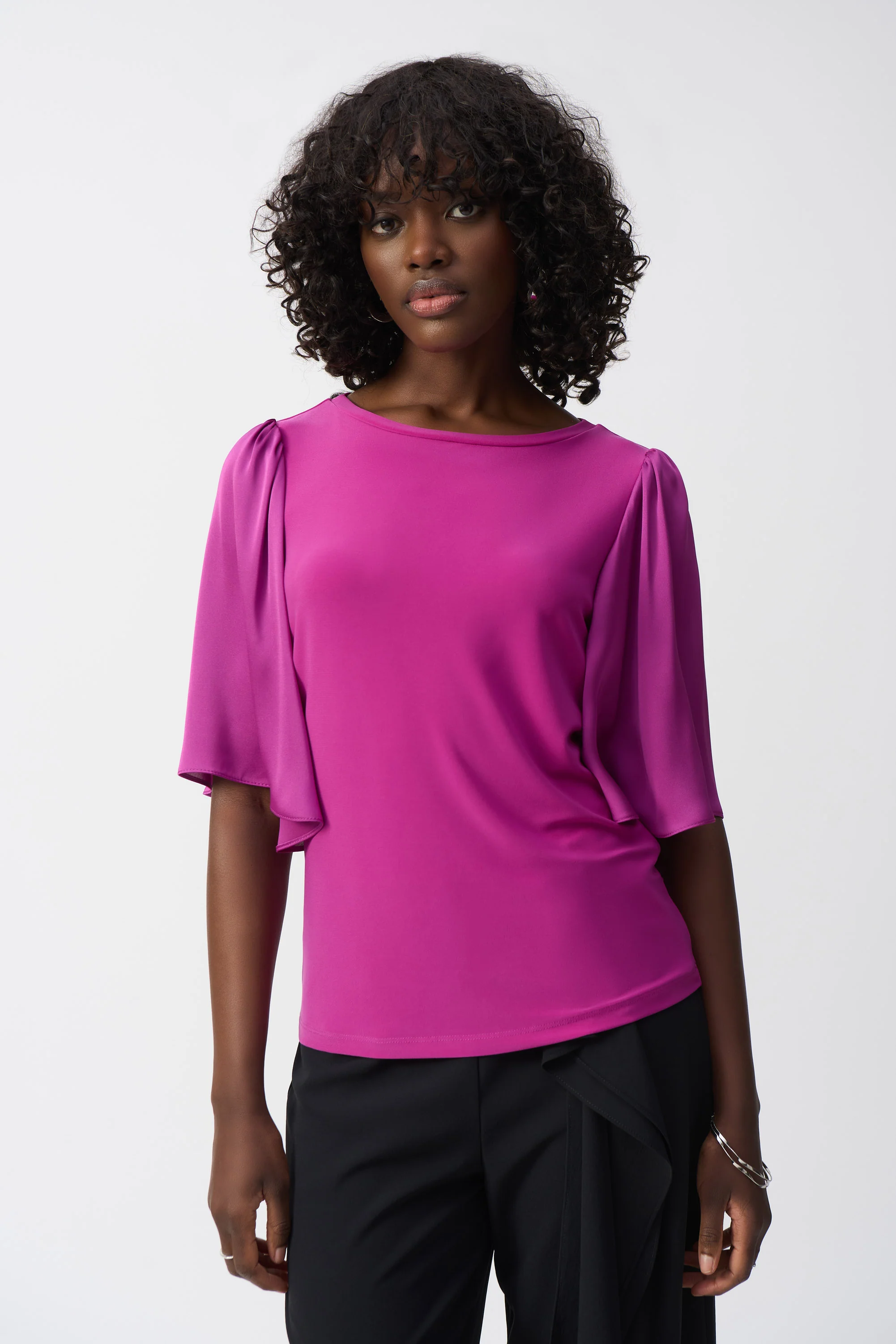 Blouses korte mouw roze Joseph Ribkoff - Image 2