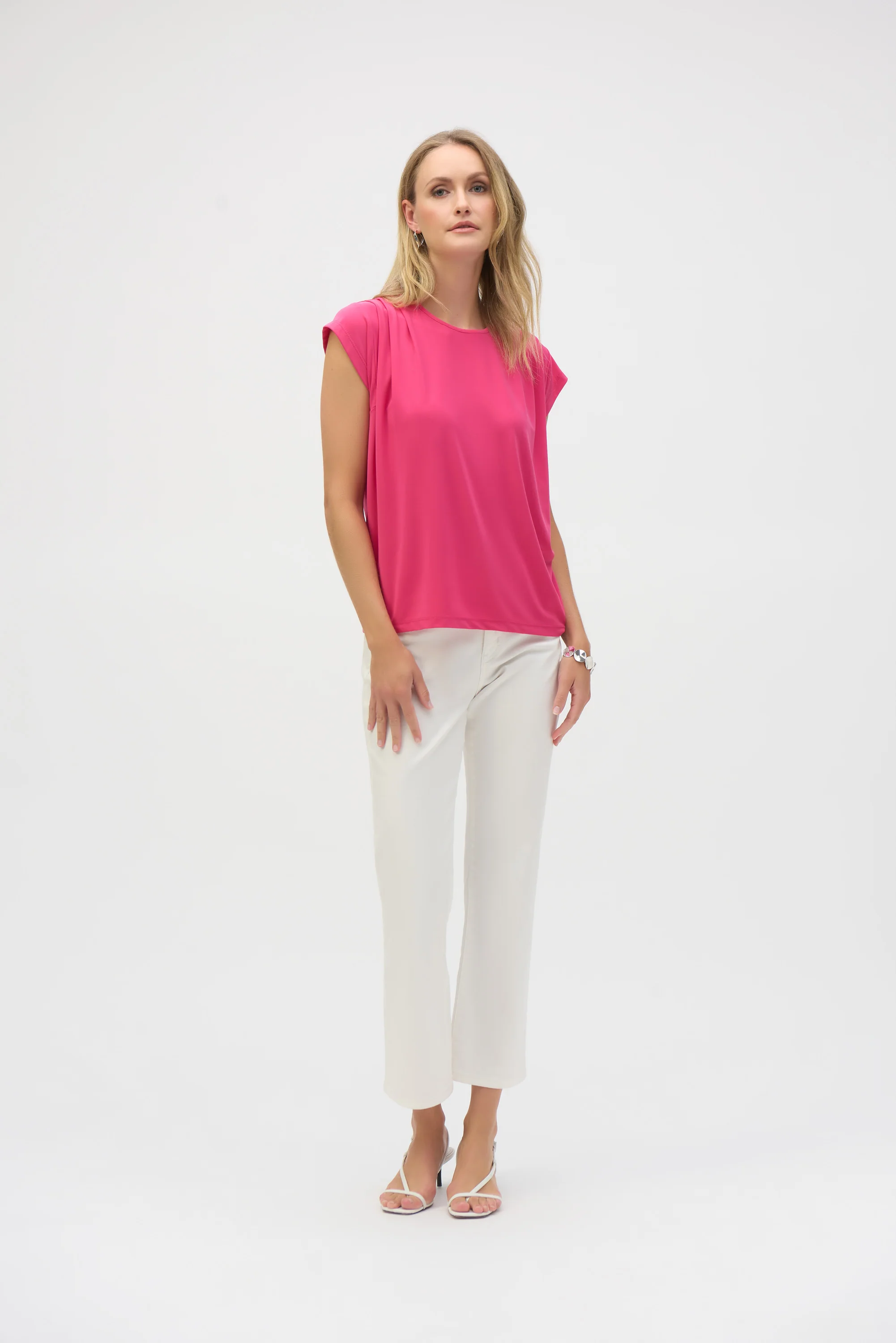 T-shirts korte mouw roze Joseph Ribkoff - Image 3