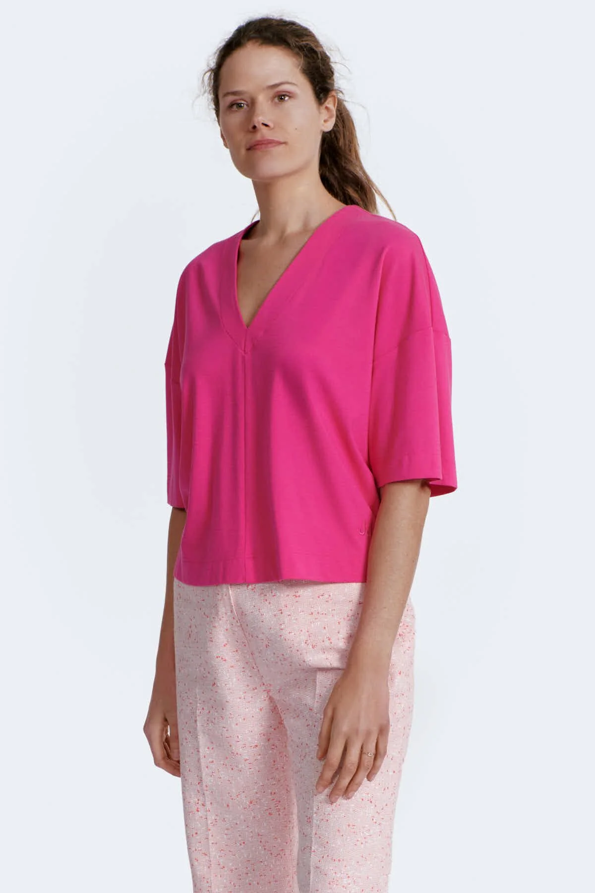 T-shirts korte mouw roze Julia June