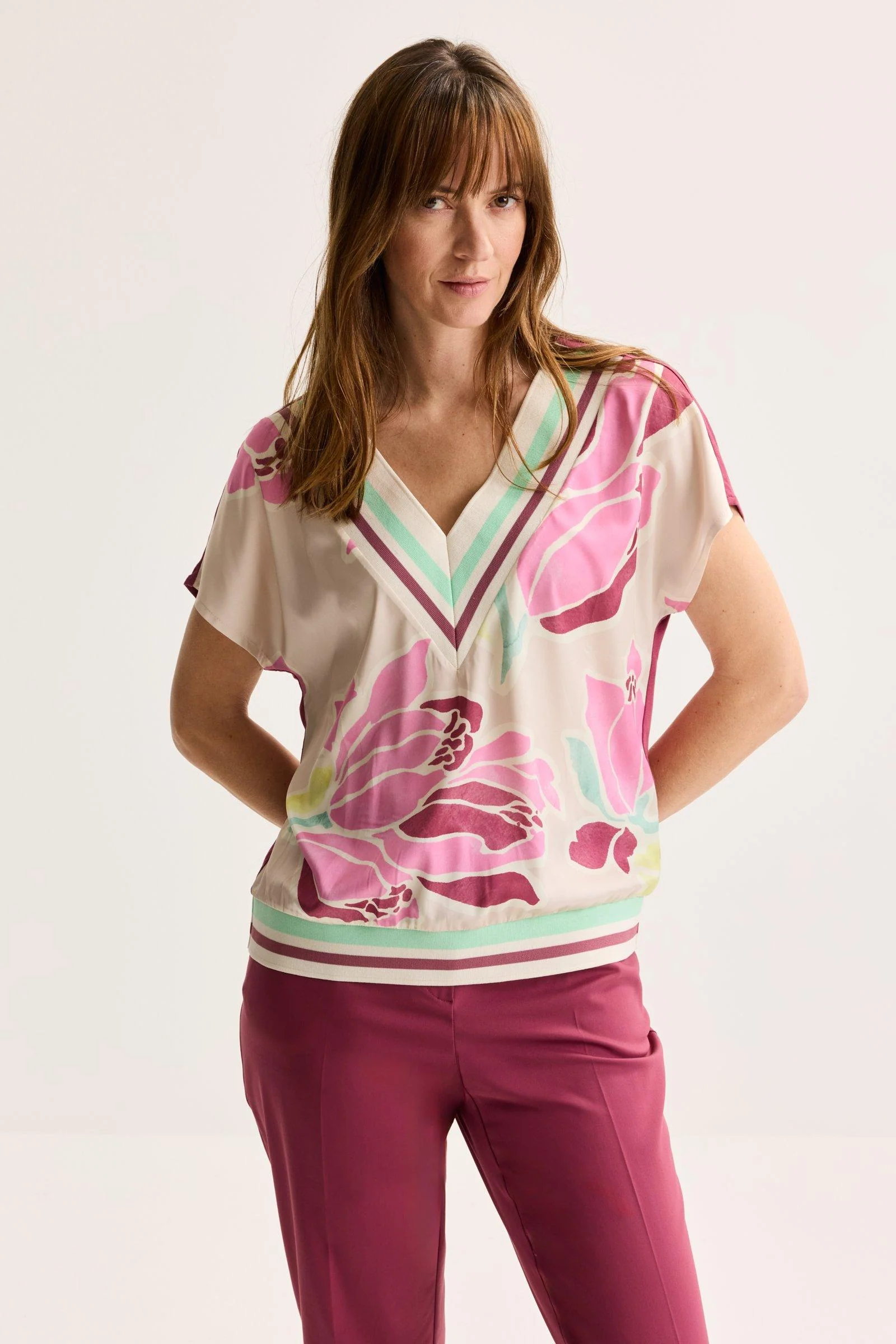 T-shirts korte mouw roze Mayerline