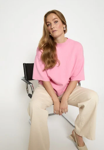 T-shirts korte mouw roze Minus - Image 5