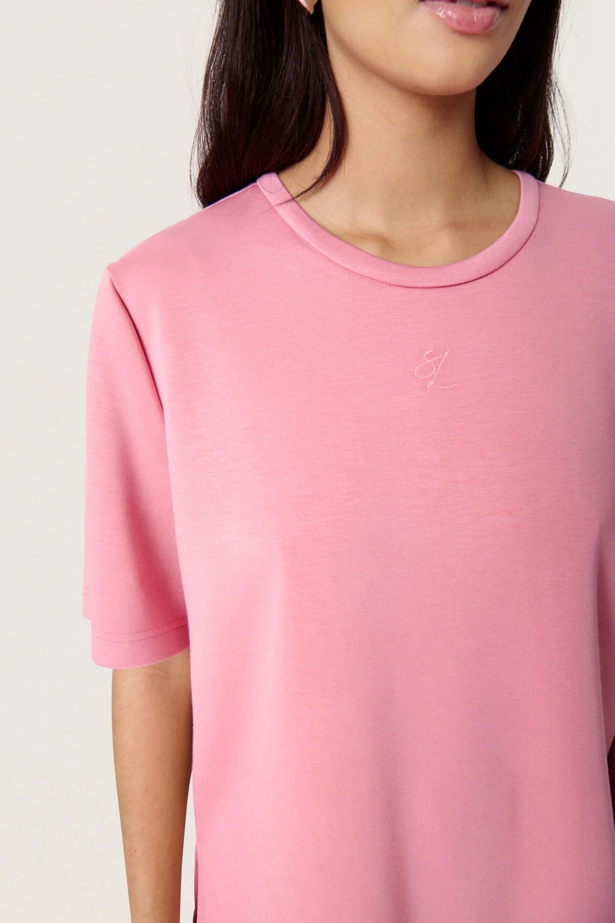 T-shirts korte mouw roze Soaked In Luxury - Image 3