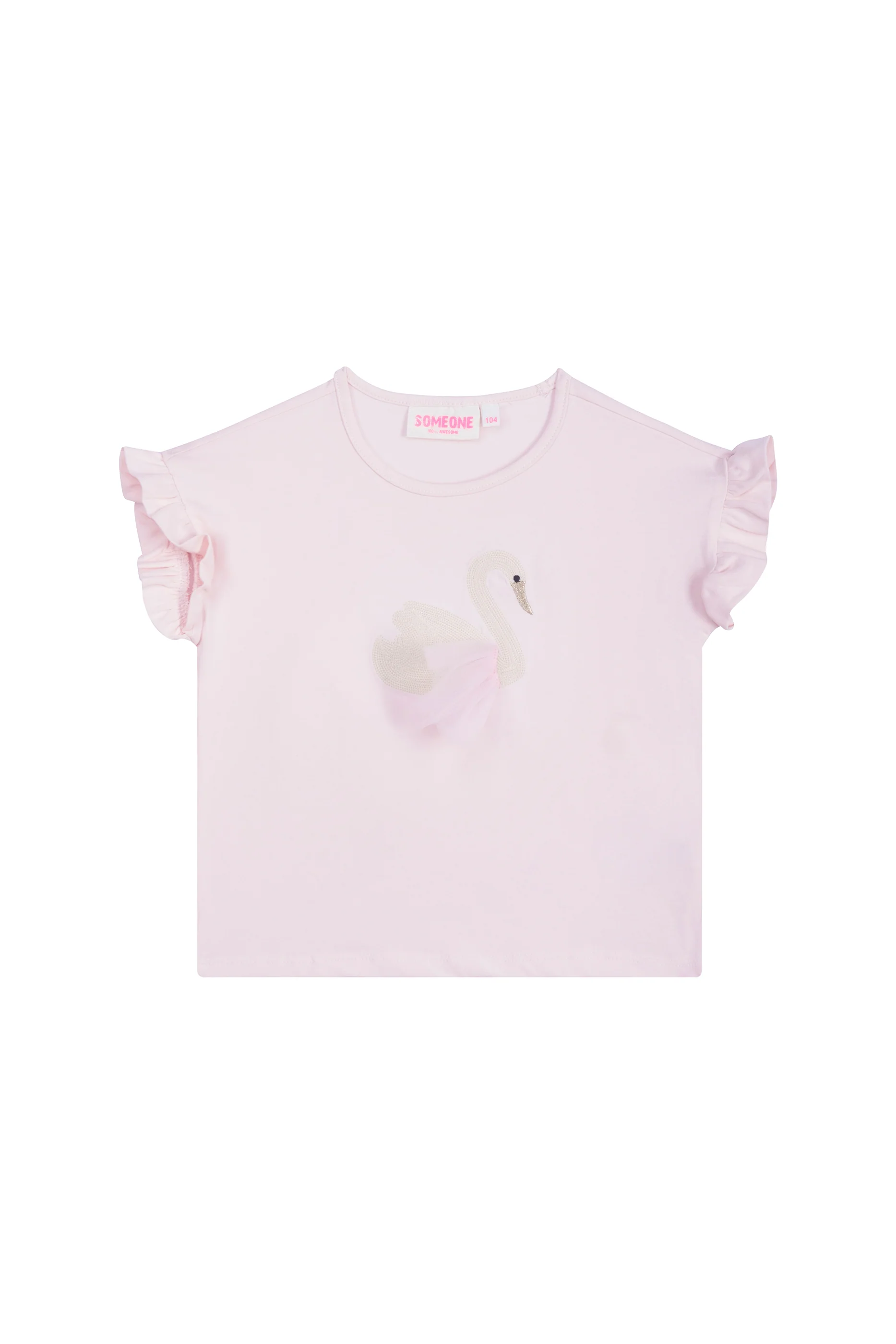 T-shirts korte mouw roze Someone