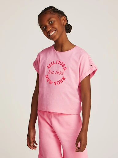 T-shirts korte mouw roze Tommy Hilfiger