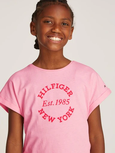 T-shirts korte mouw roze Tommy Hilfiger - Image 3