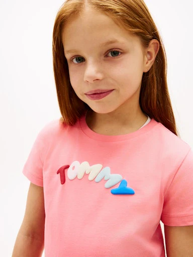 T-shirts korte mouw roze Tommy Hilfiger - Image 4