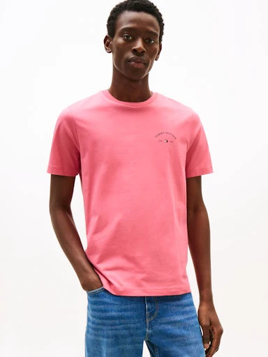 T-shirts korte mouw roze Tommy Hilfiger