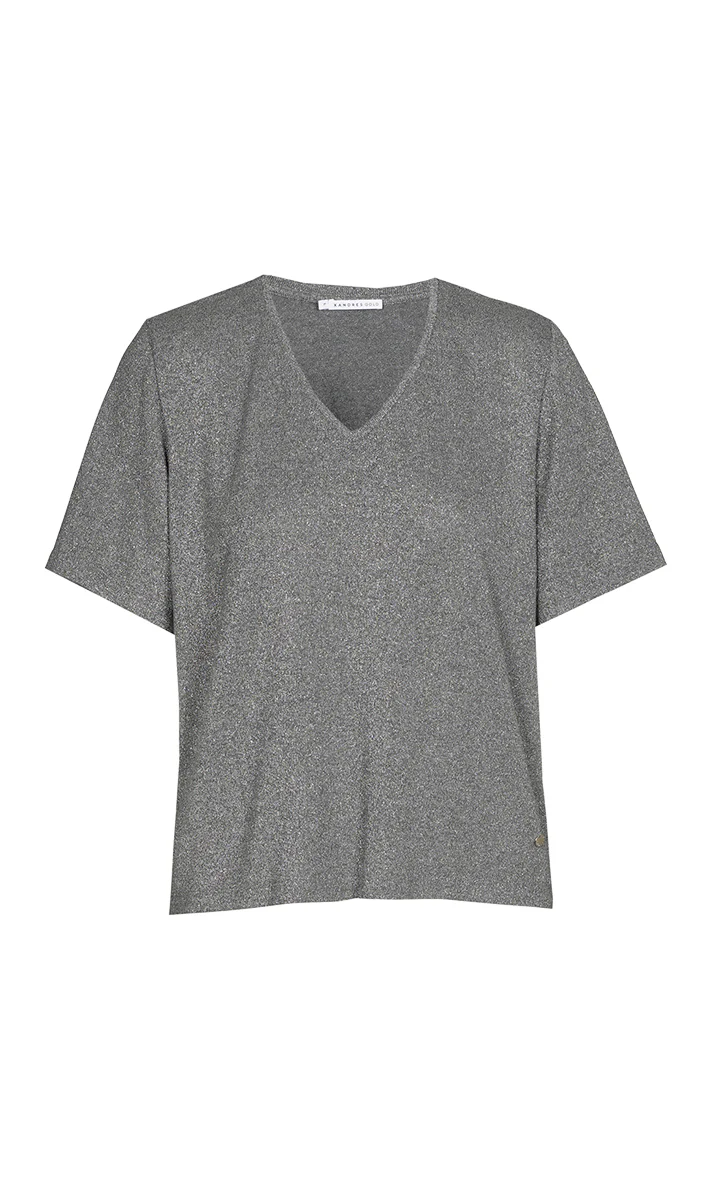 T-shirts korte mouw grijs Xandres Gold