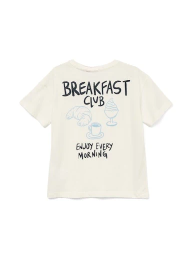 T-shirts korte mouw wit VERO MODA GIRL - Image 2
