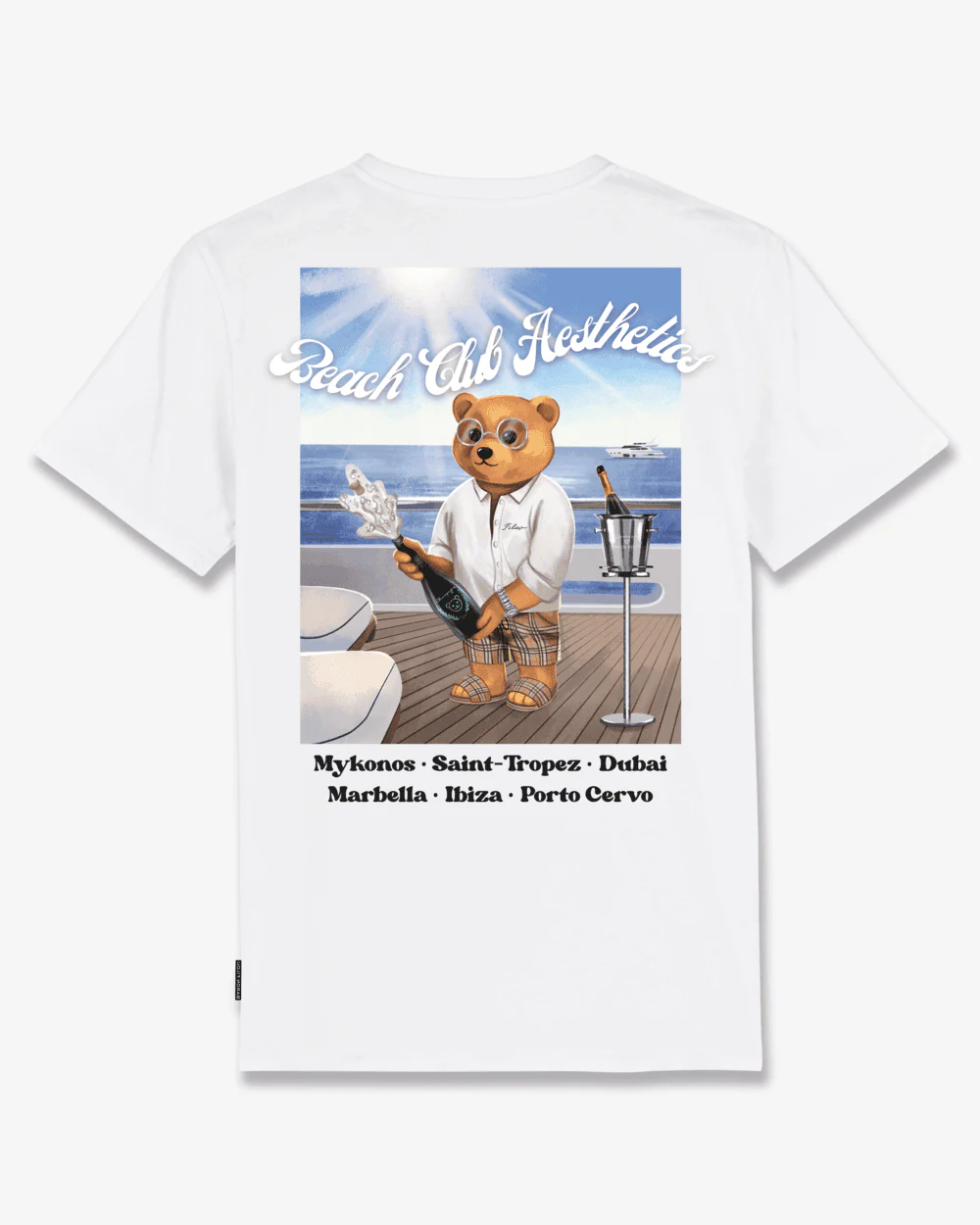 T-shirts korte mouw wit Baron Filou