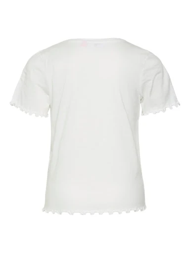 T-shirts korte mouw wit VERO MODA GIRL - Image 2