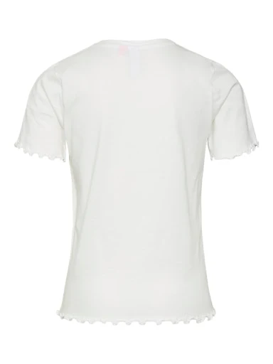 T-shirts korte mouw wit VERO MODA GIRL - Image 2